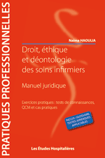 Ouvrage Droit éthique et déontologie des soins infirmiers